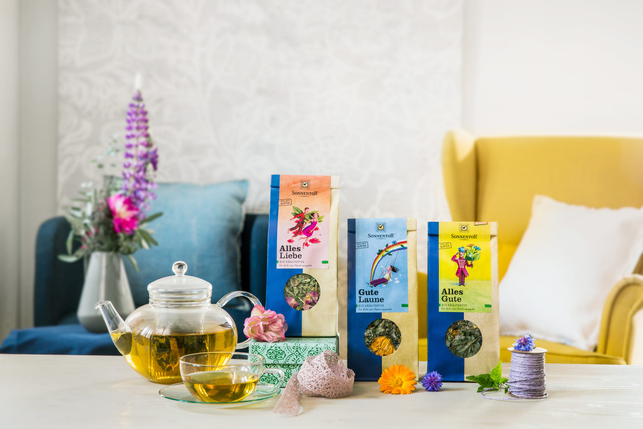 Teesorten Sonnentor Partner des Monats Teetasse Tee für kalte Tage