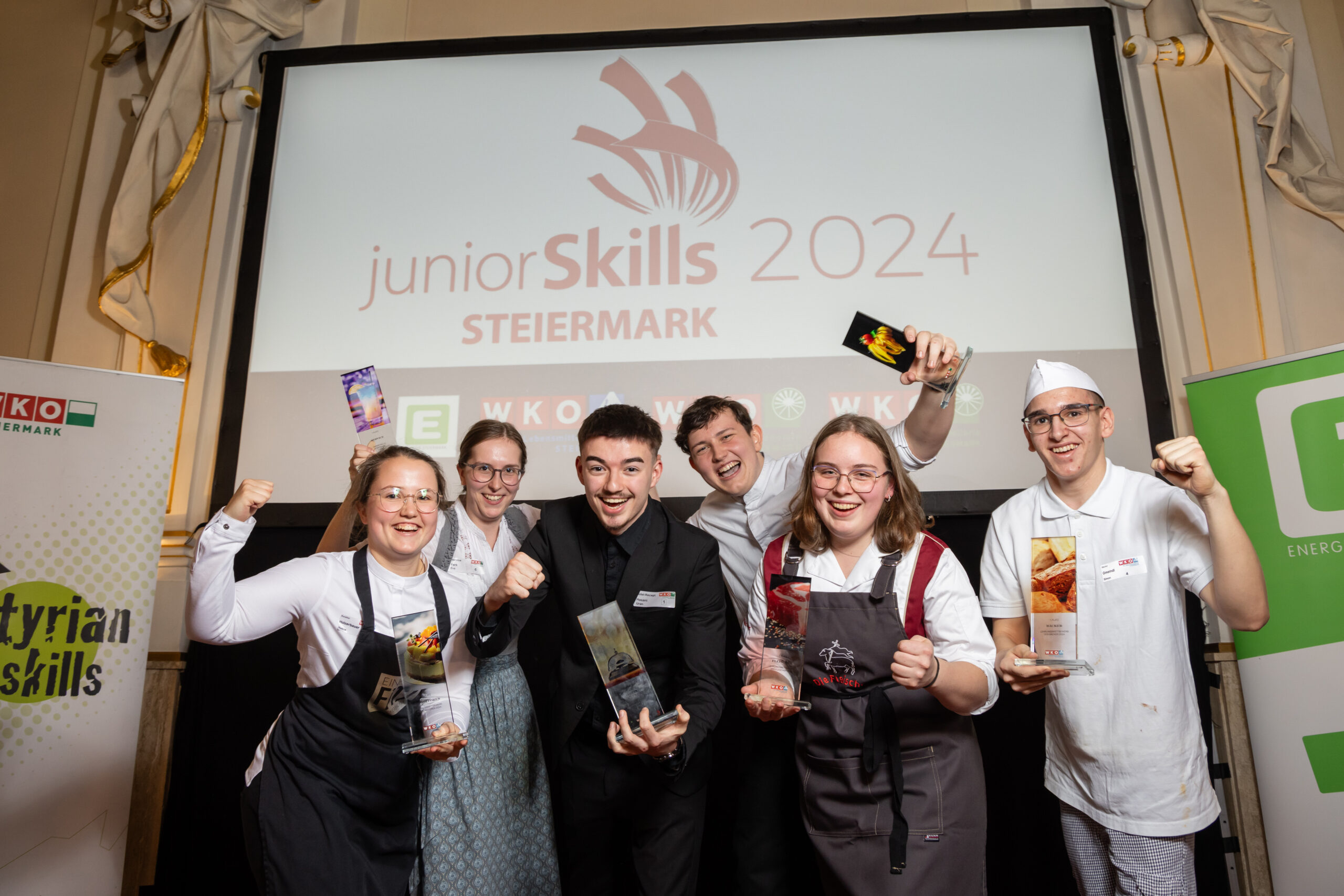 JuniorSkills 2024 in Bad Gleichenberg Siegerehrung © Helmut Lunghammer